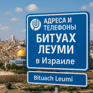 Адреса и телефоны Битуах Леуми