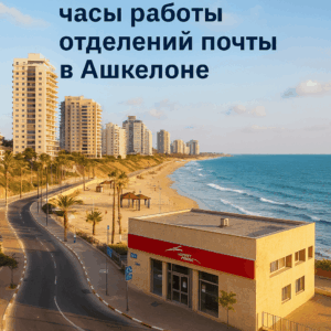 Адреса и часы работы отделений почты в Ашкелоне